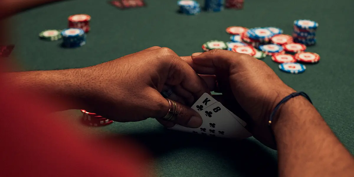 Example of three-bet pot with continuation bet opportunity on a paired flop.